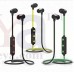 OkaeYa Wireless Rechargeble Bluetooth Earphone Syska H-15 Headset with Magnet System with inbuilt mic for Android.